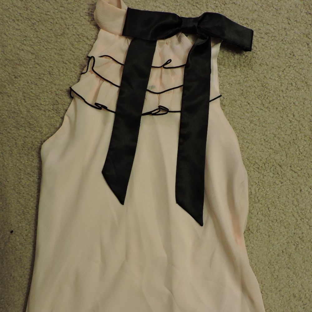 Chiffon Blush Pink Top